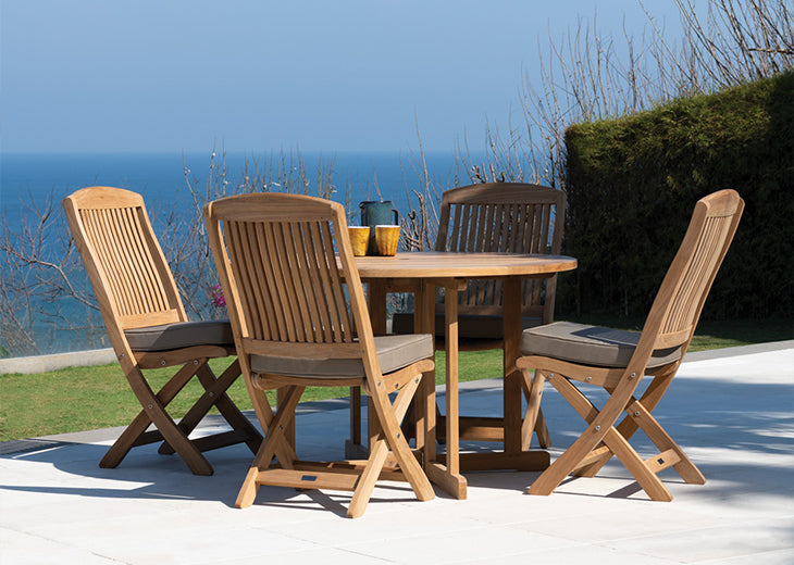 Burnham Solid Teak dining Furniture by Indian Ocean