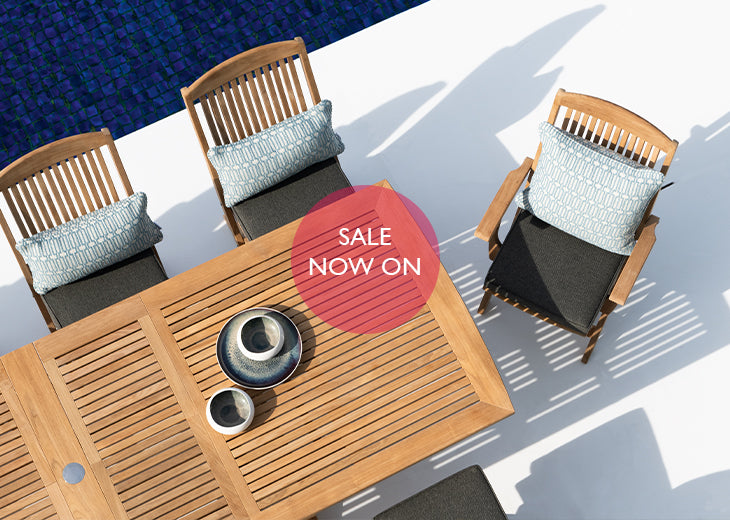 Burnham Solid Teak dining Furniture by Indian Ocean