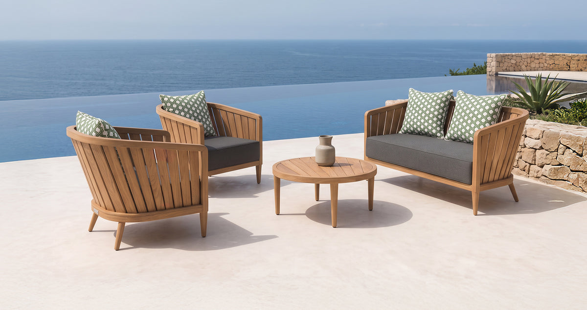 Burnham Outdoor dining furniture - Solid Teak