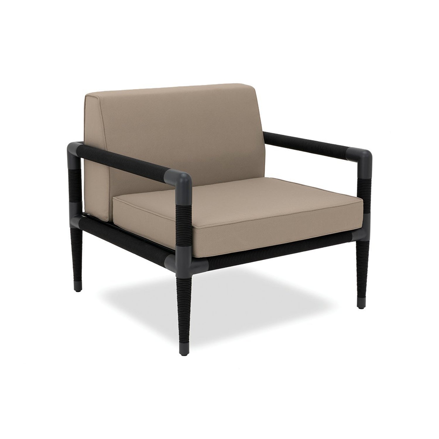Marina Armchair - Black Rope