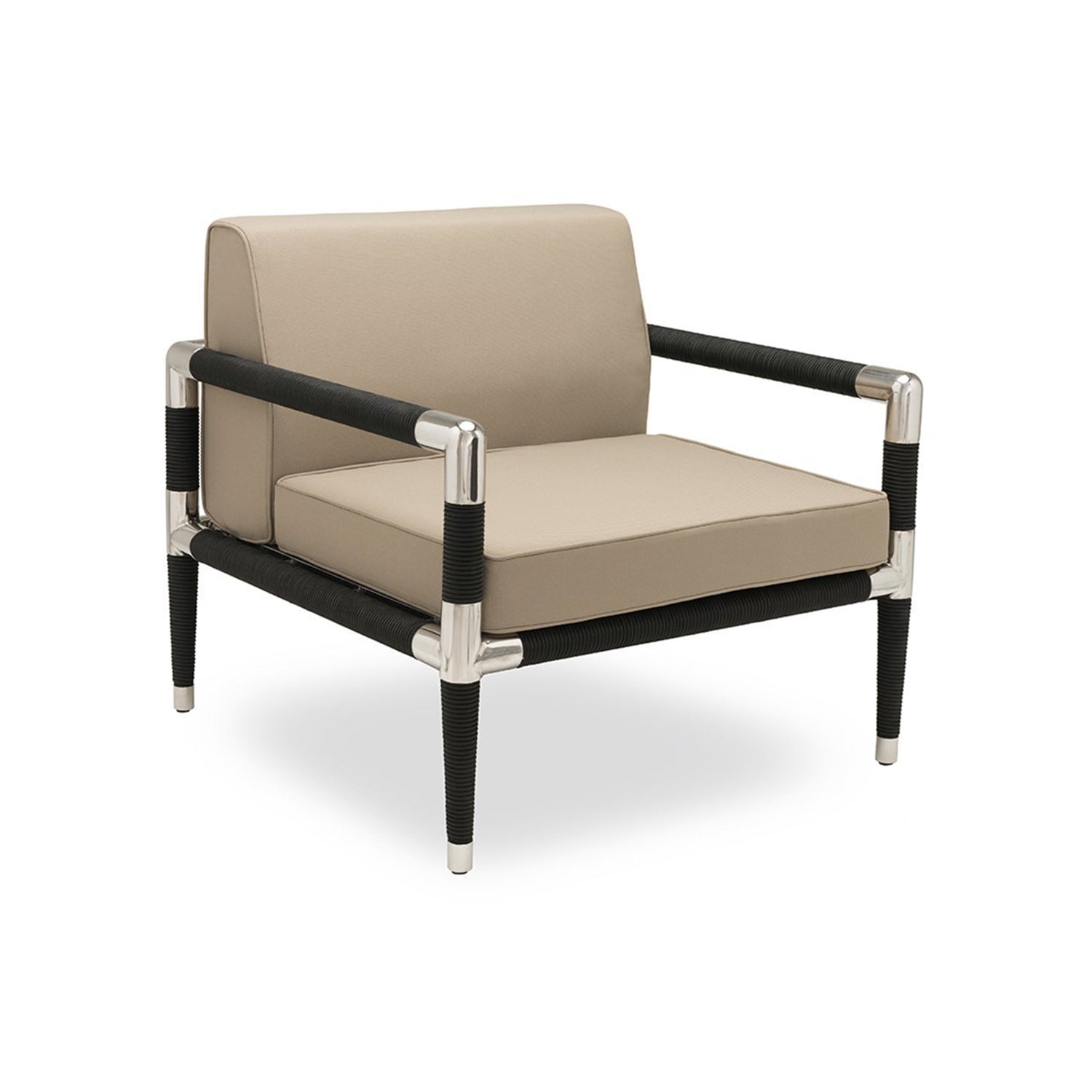 Marina Armchair - Black Rope