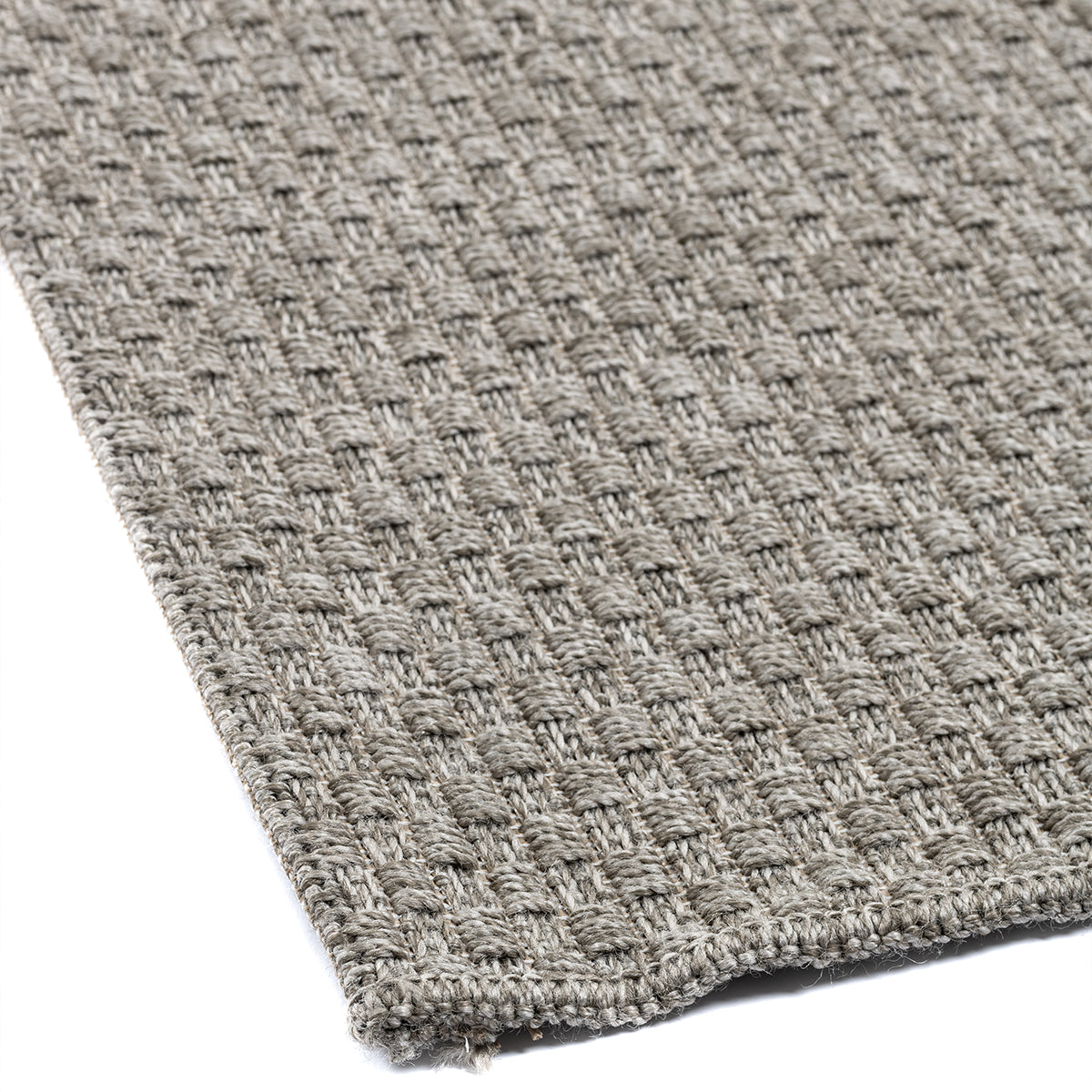 Heath Silver Outdoor Woven Rug
