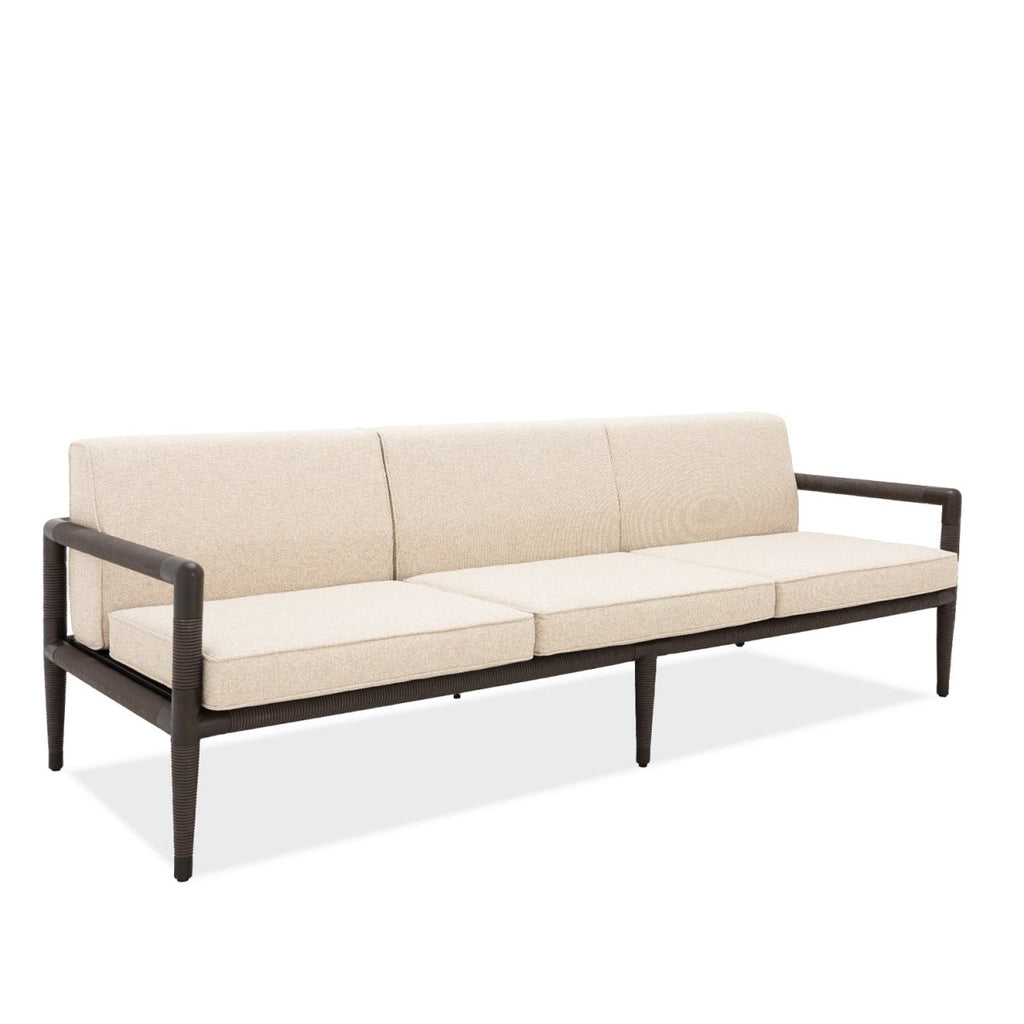 Marina 3 Seat Sofa - Espresso Rope