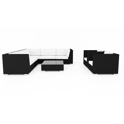 Nautilus Black Sofa Set 4