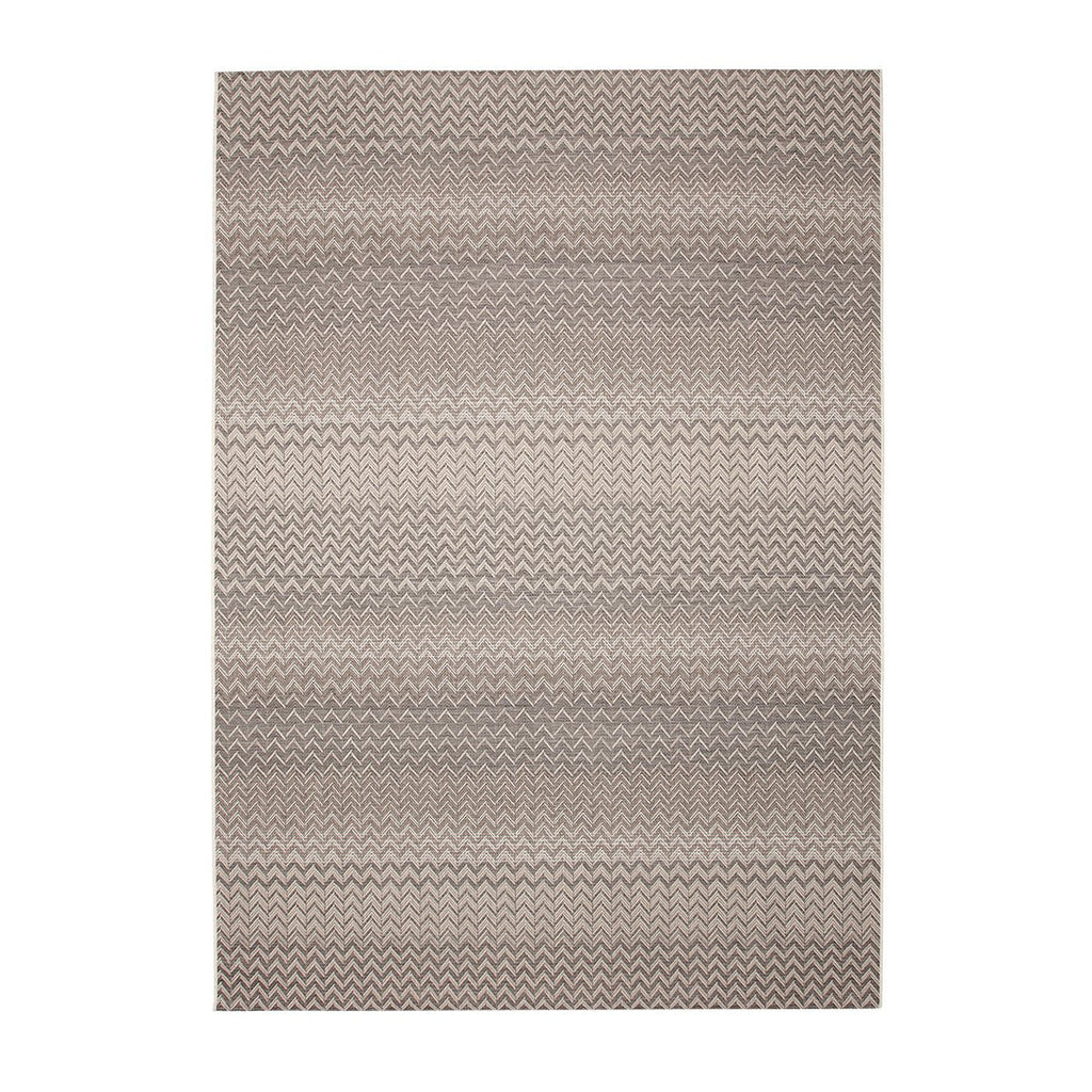 Serpentine Anthracite Outdoor Rectangular Rug