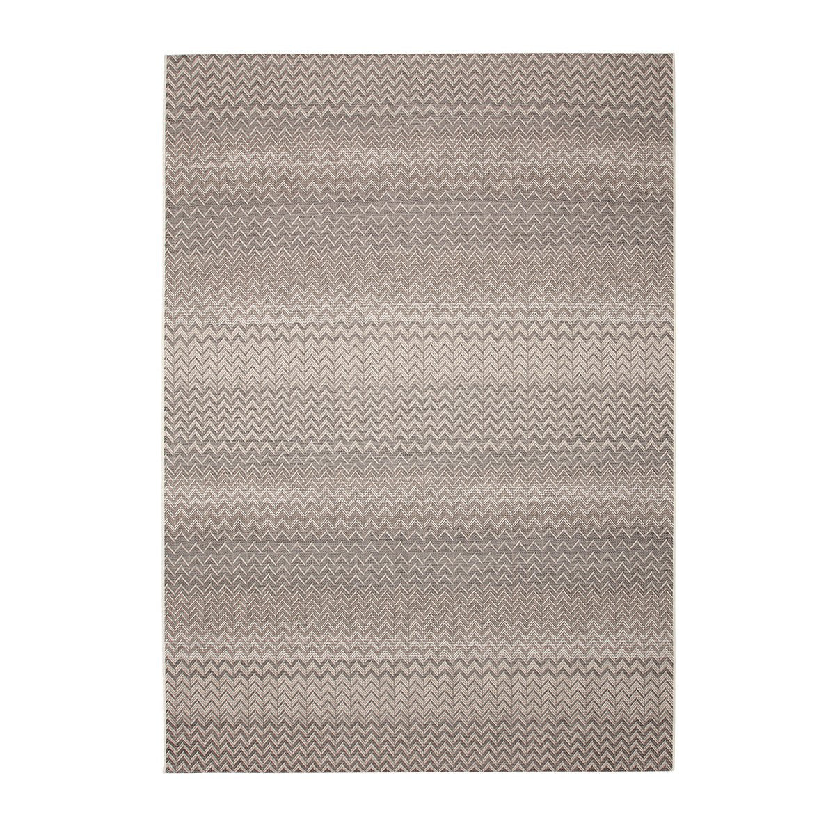 Serpentine Anthracite Outdoor Rectangular Rug