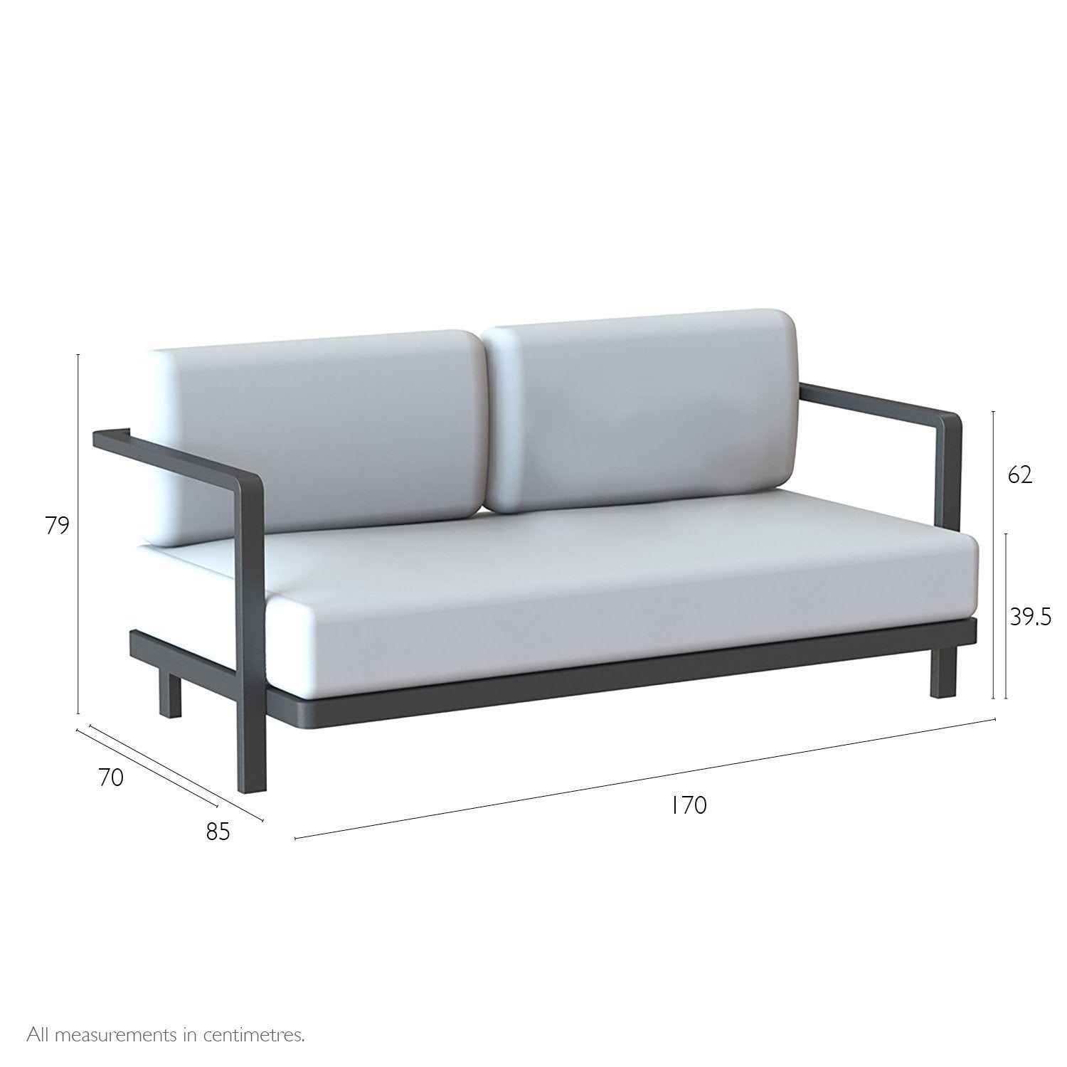 Alura Lounge 2 Seat Sofa