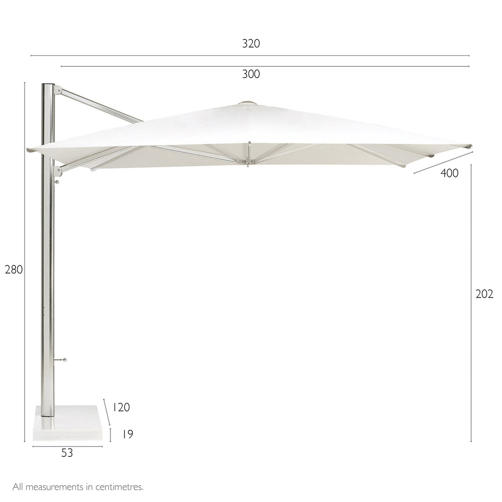 Cool Powder-coated Cantilever 400cm
