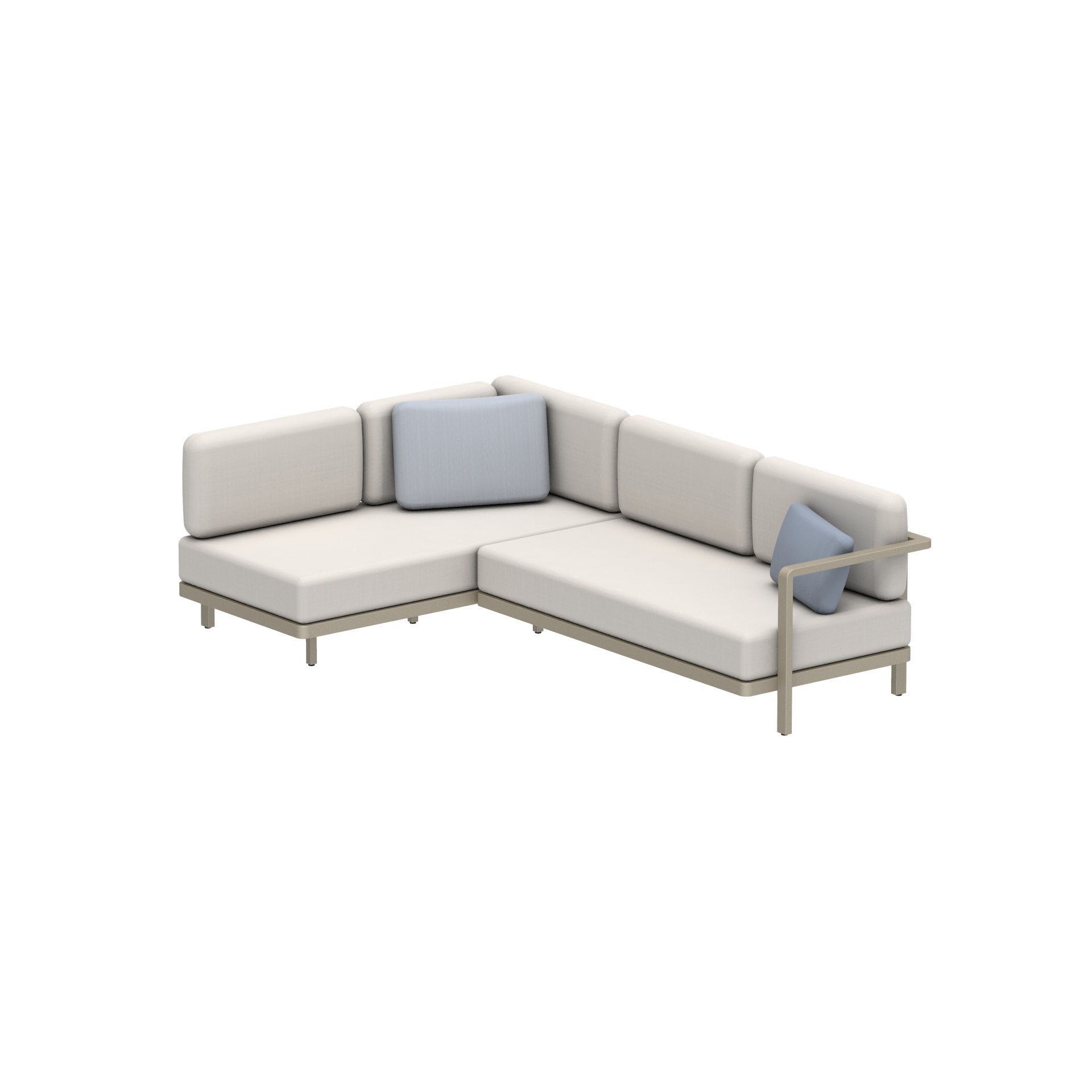 Alura Lounge Sofa Set Two in Sand