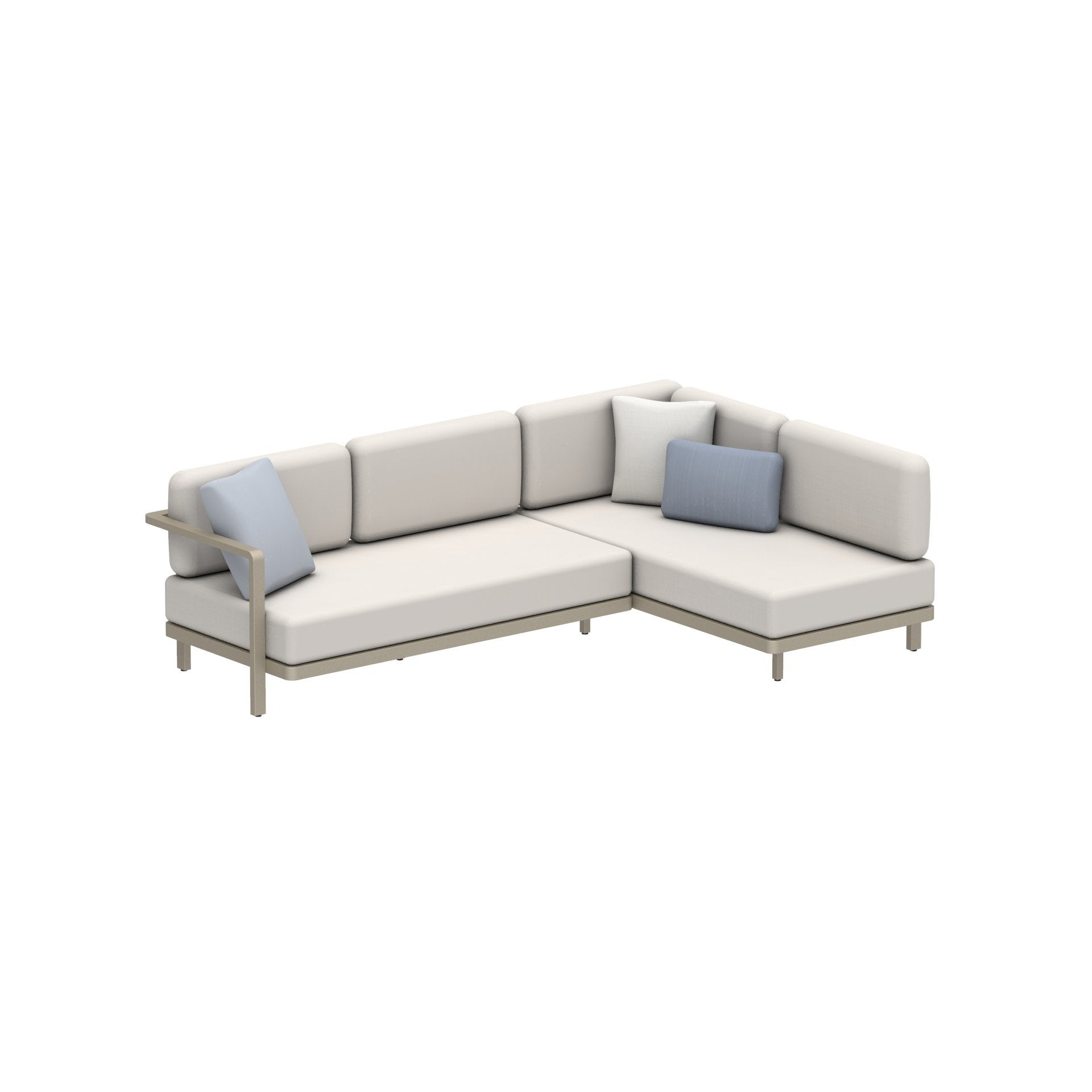 Alura Lounge Sofa Set Two in Sand