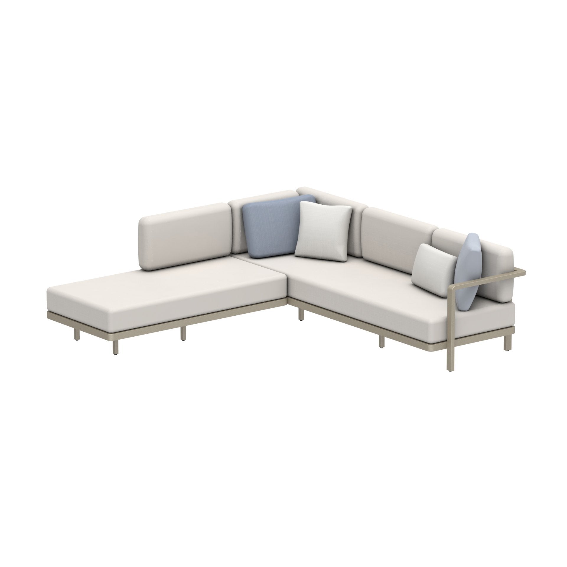 Alura Lounge Sofa Set Six B in sand
