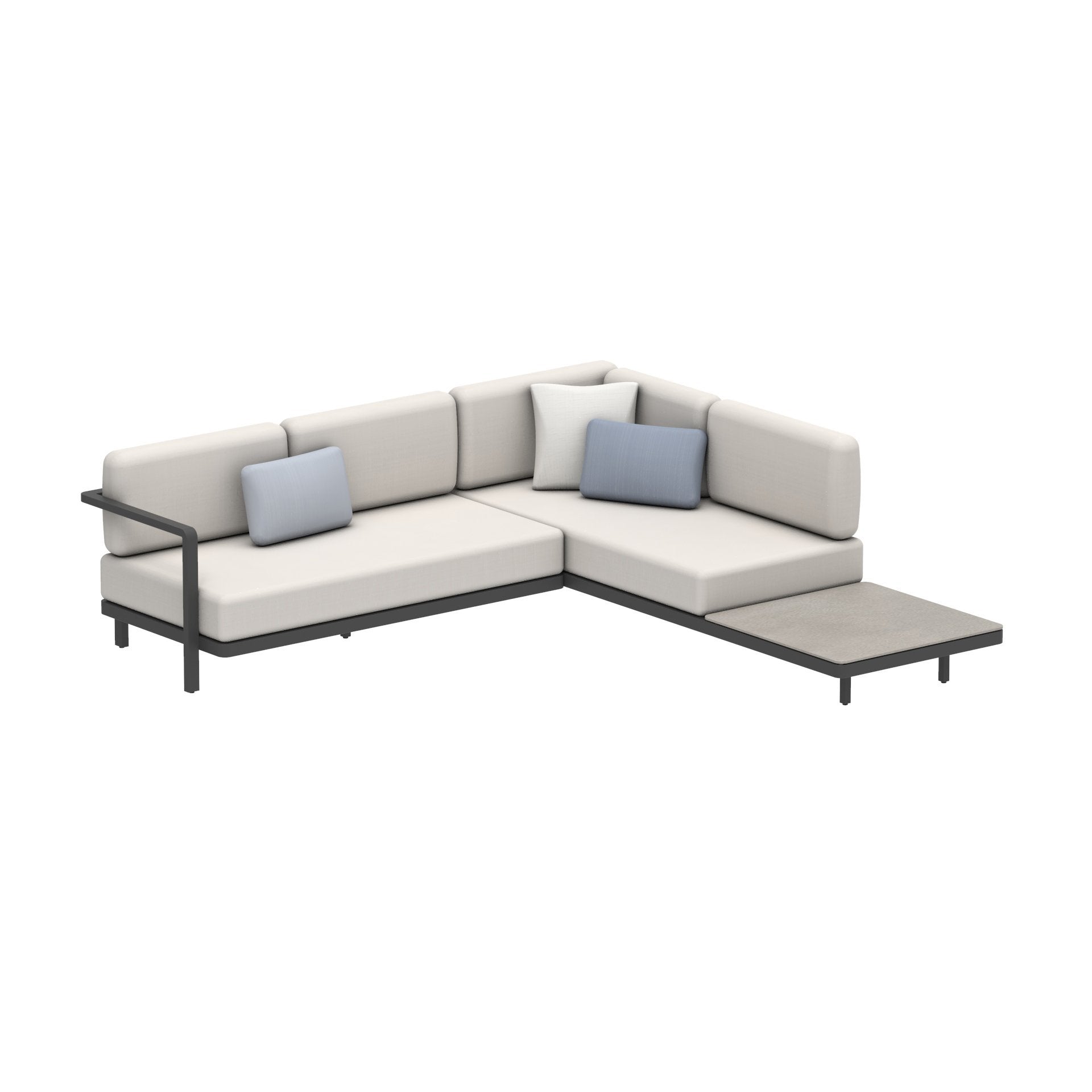 Alura Lounge Sofa Set Six C in anthracite