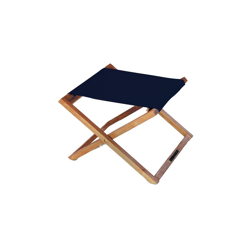 Beacher foldable footstool in teak