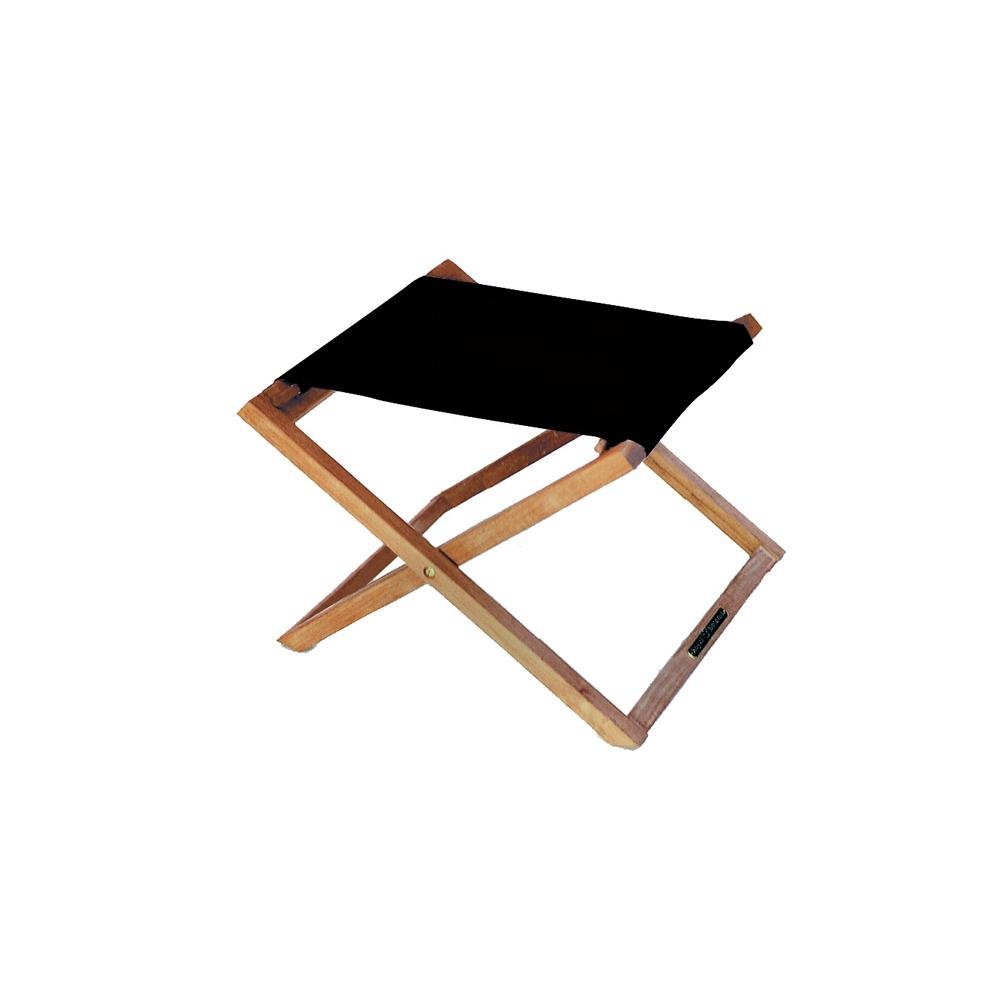 Beacher foldable footstool in teak