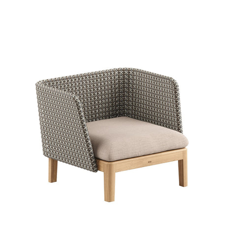 Calypso Lounge Chair with woven all-weather fibres