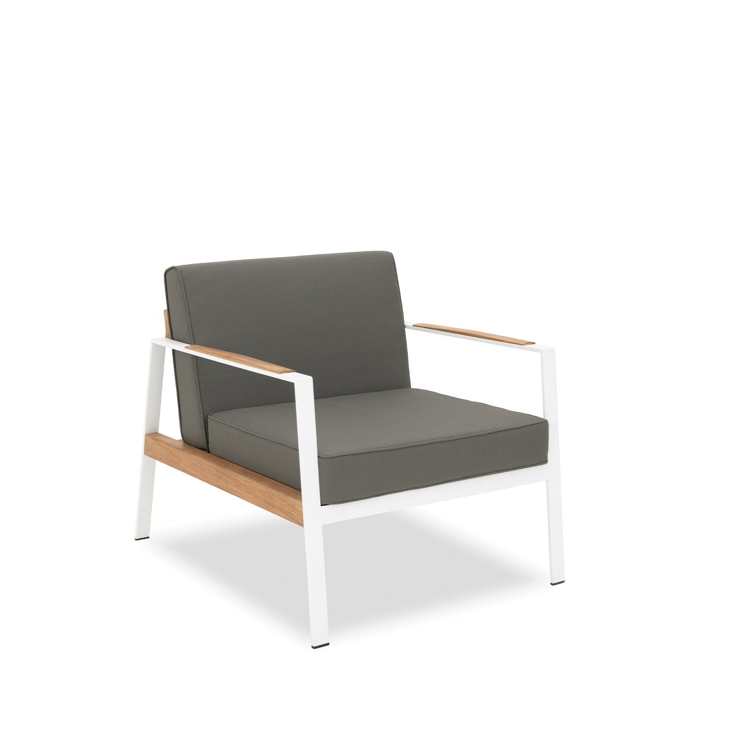 California Armchair in white