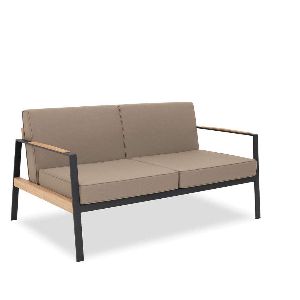 California 2 seat sofa with Taupe cushions