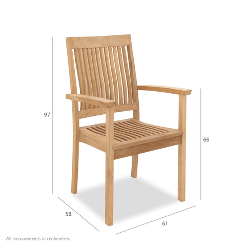 Burnham Stacking Carver Chair