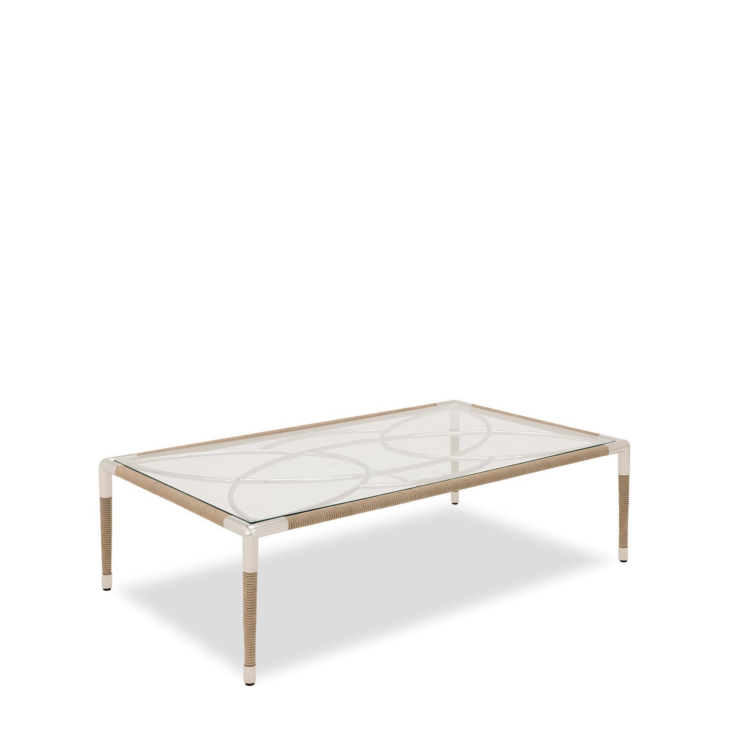 Davos Rectangular Coffee Table Taupe