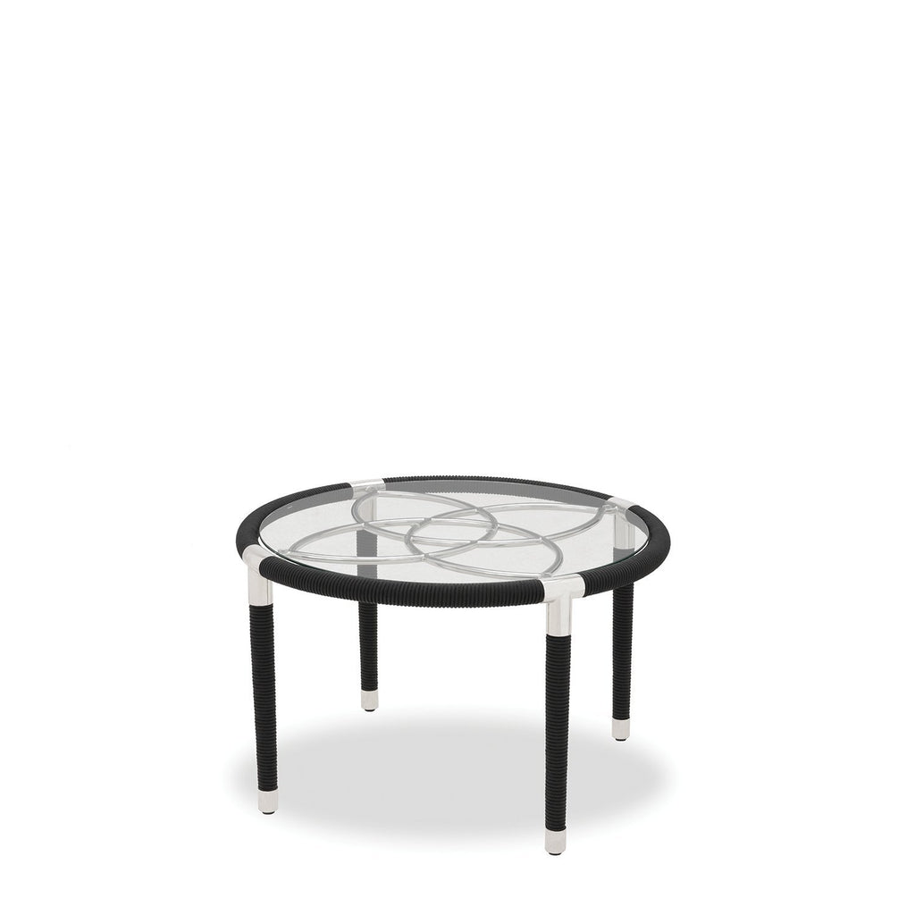 Davos Round Coffee Table Black
