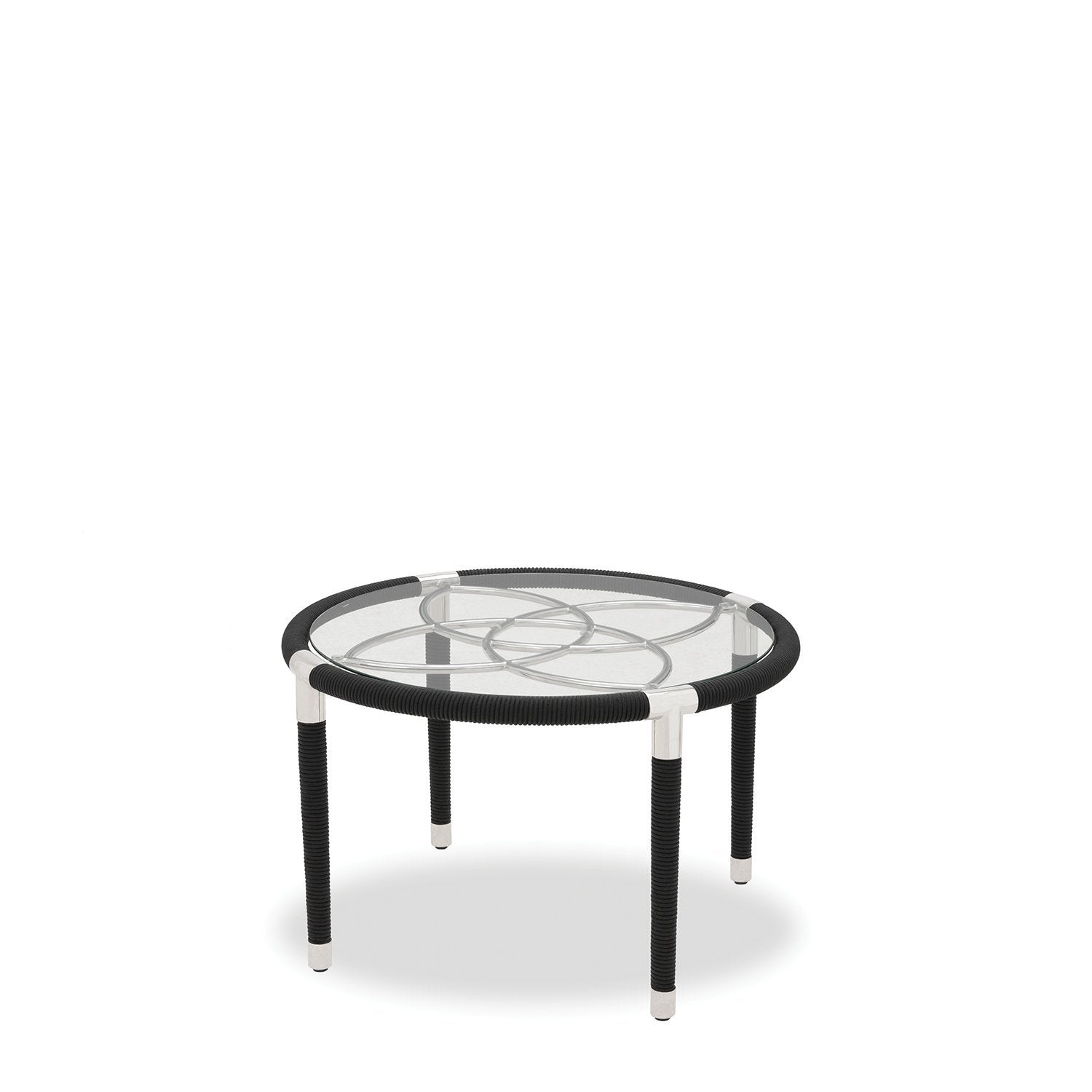 Davos Round Coffee Table Black