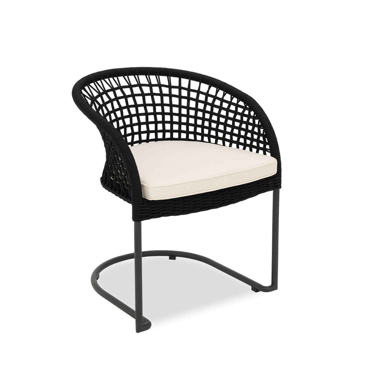 Marina Curve Chair - Black Rope