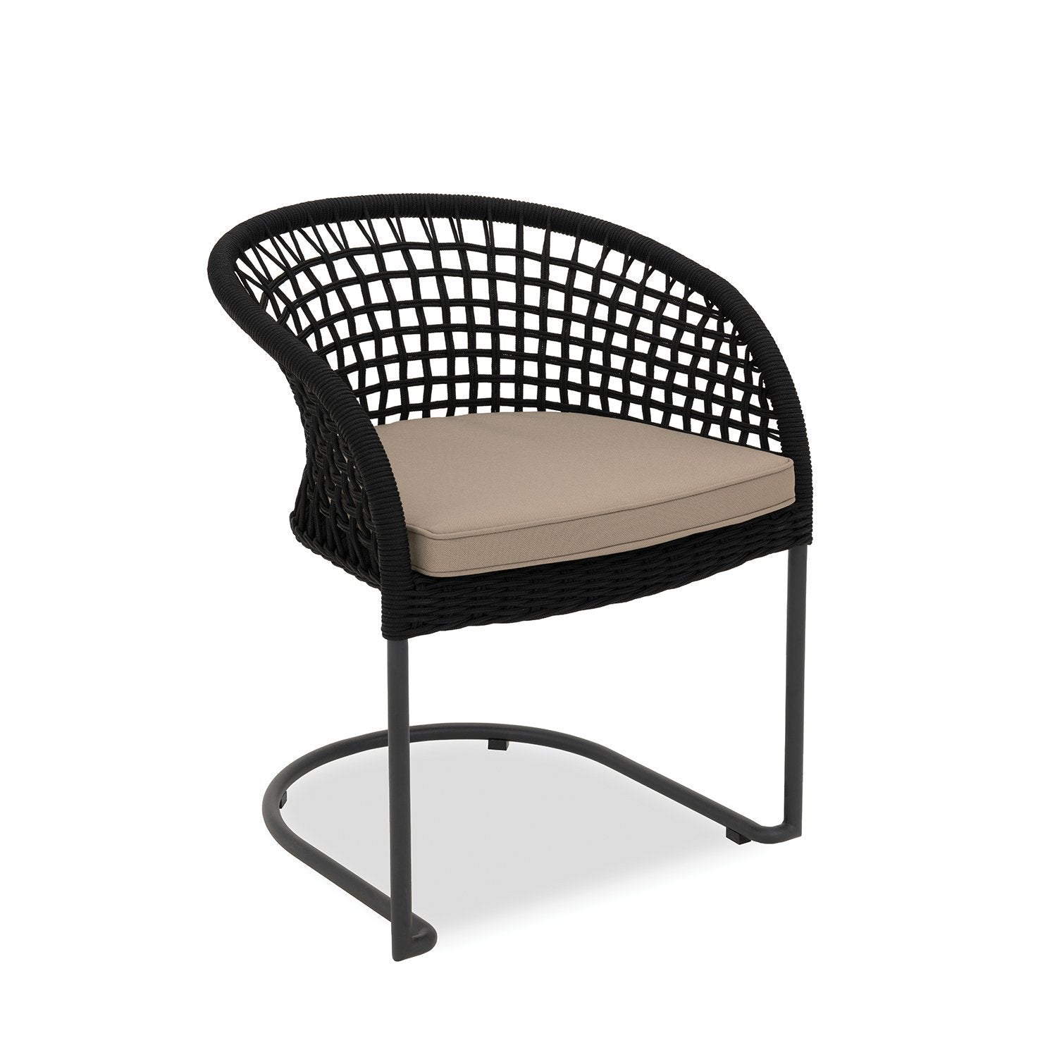 Marina Curve Chair - Black Rope