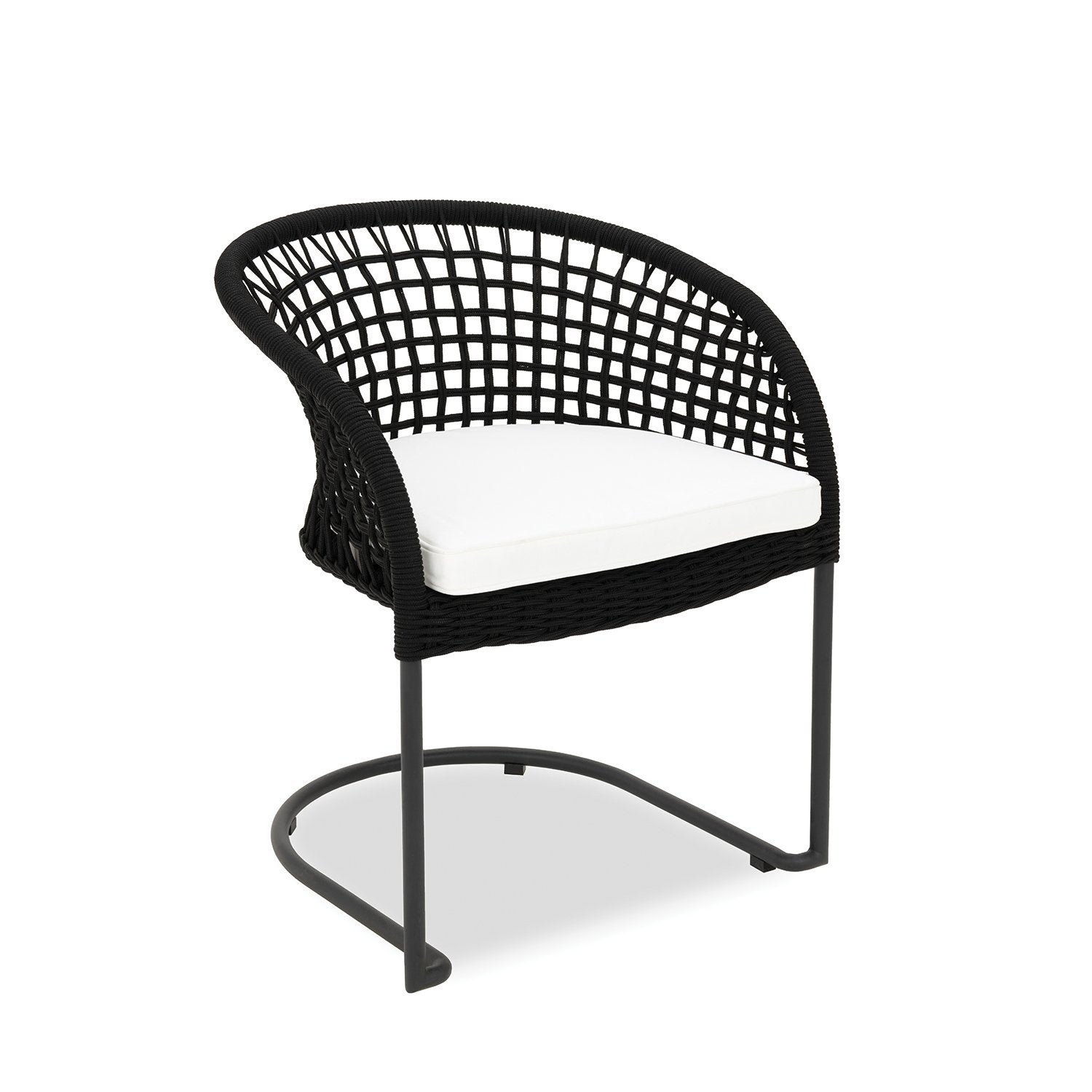 Marina Curve Chair - Black Rope