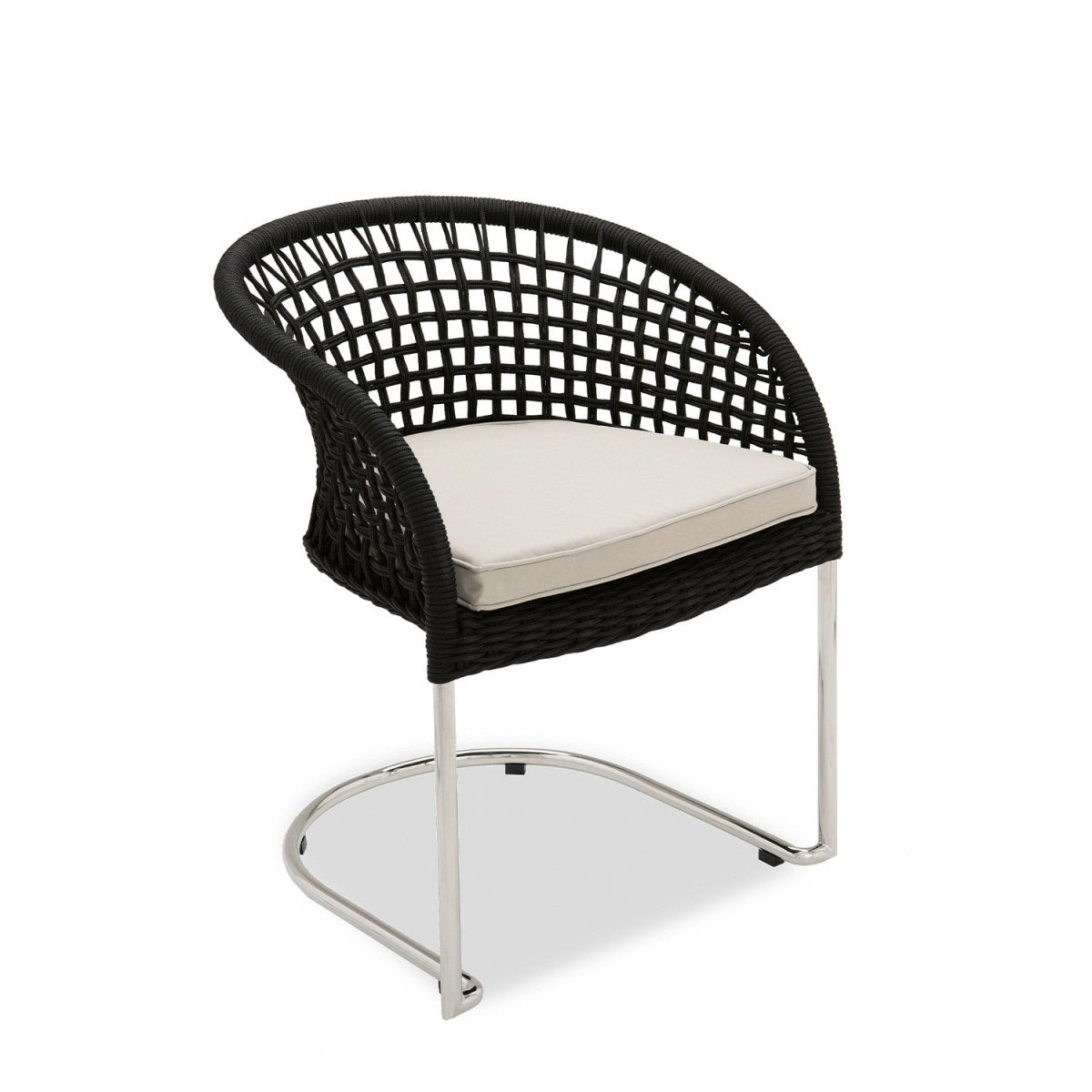 Marina Curve Chair - Black Rope