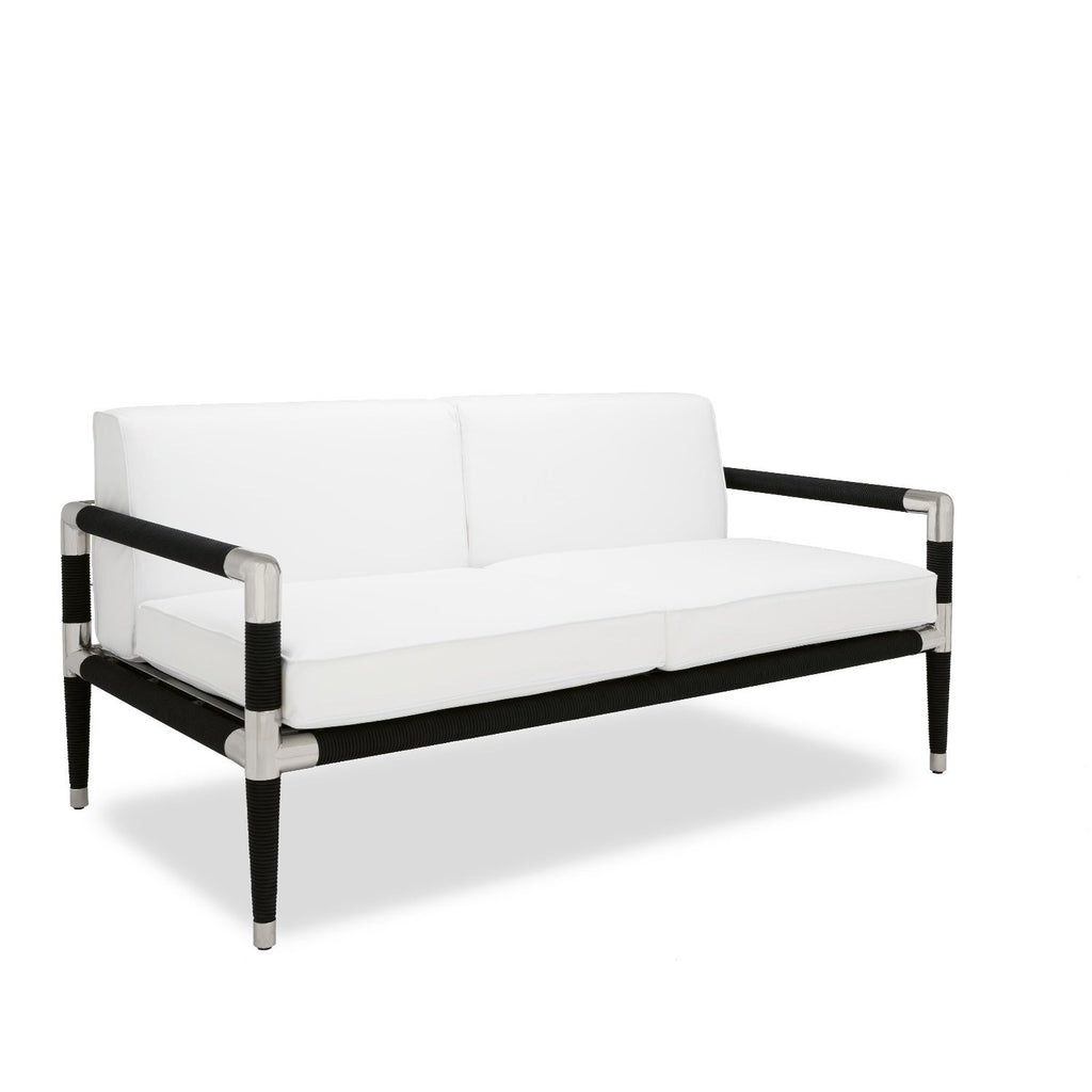 Marina 2 Seat Sofa - Black Rope