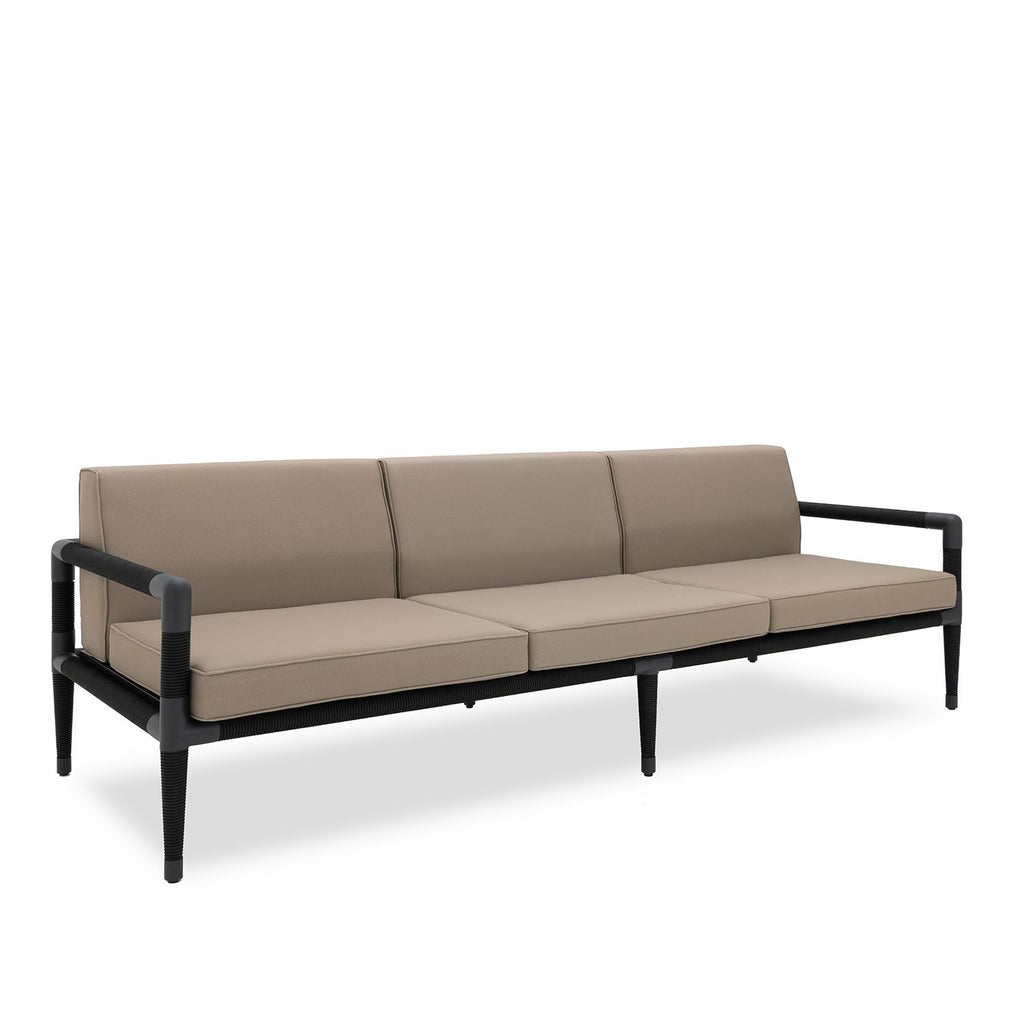 Marina 3 Seat Sofa - Black