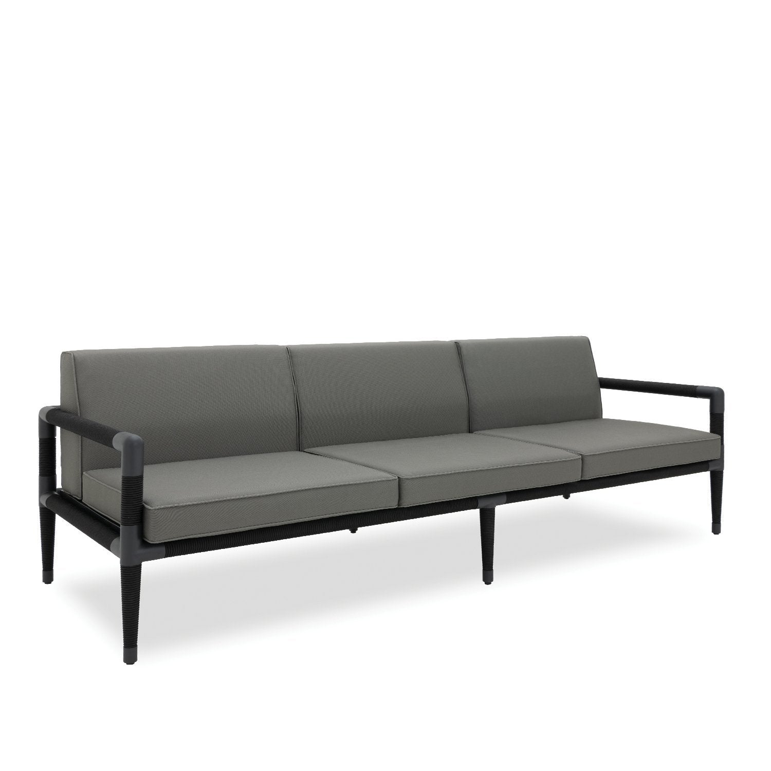 Marina 3 Seat Sofa - Black