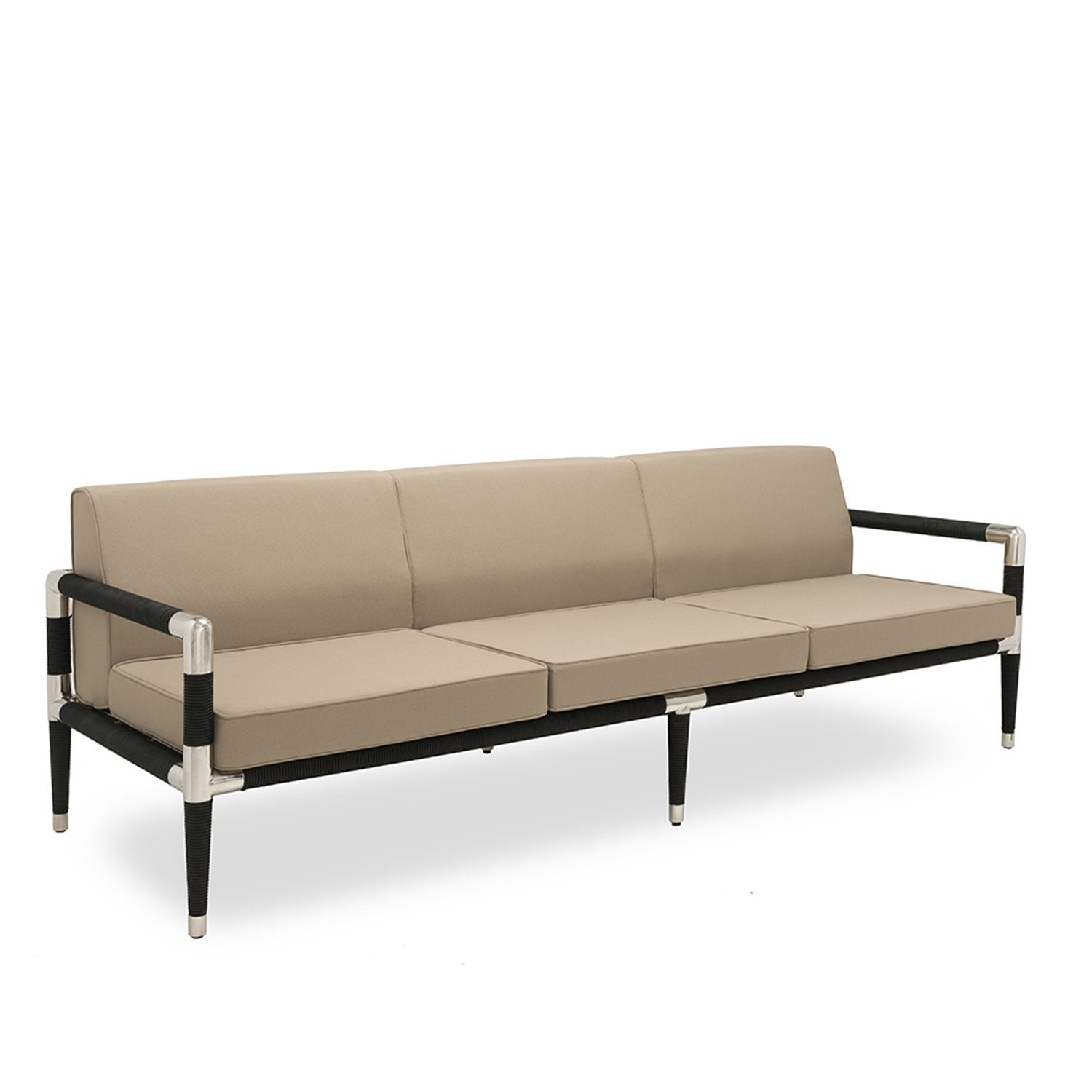 Marina 3 Seat Sofa Black