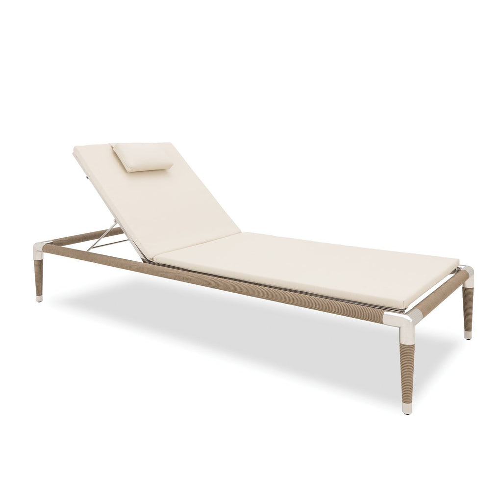 Marina sun lounger cushion in Natural