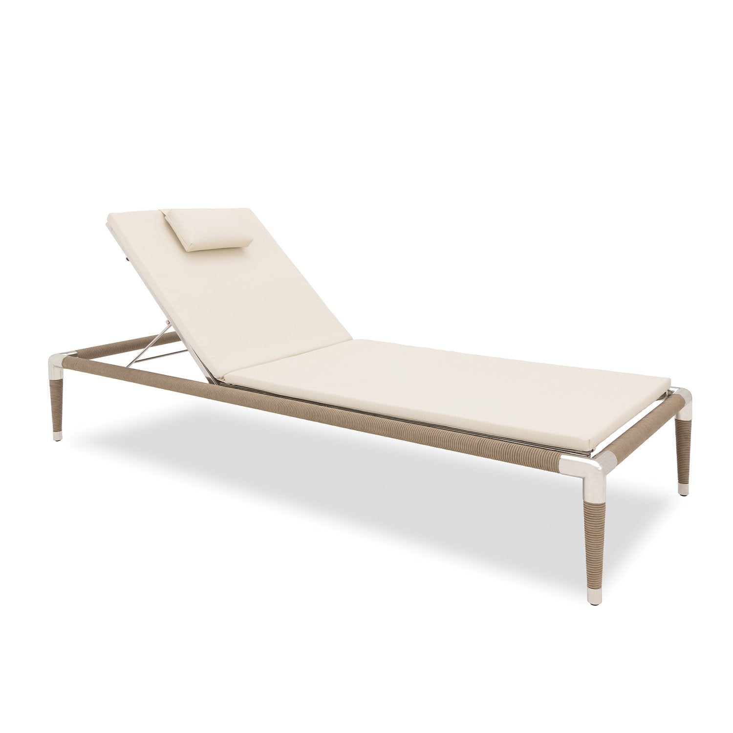 Marina sun lounger cushion in Natural