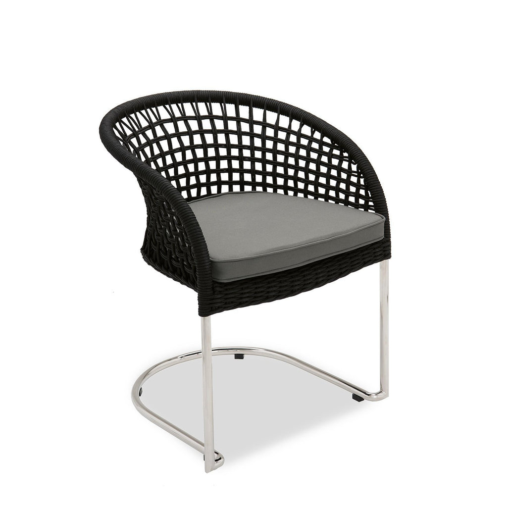 Marina Curve Chair - Black Rope