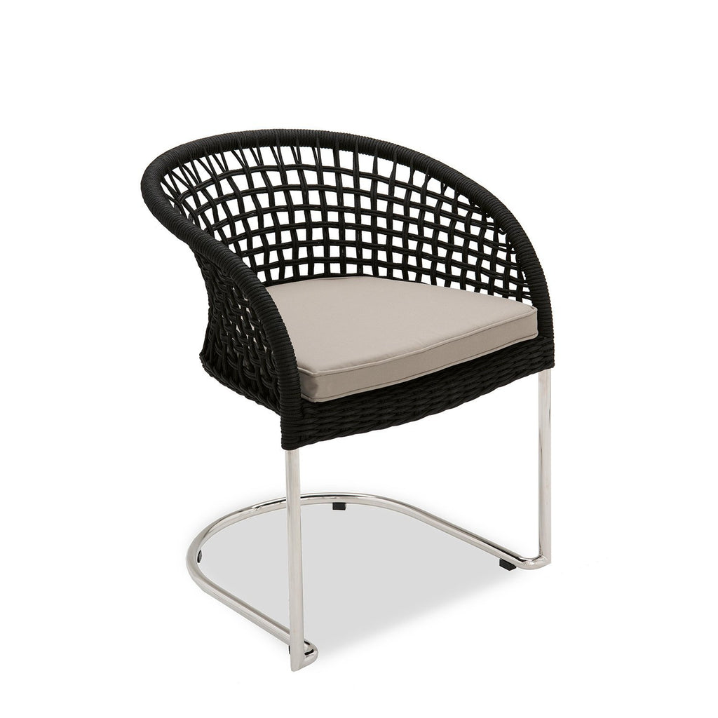 Marina Curve Chair - Black Rope