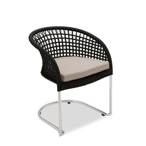 Marina Curve Chair - Black Rope