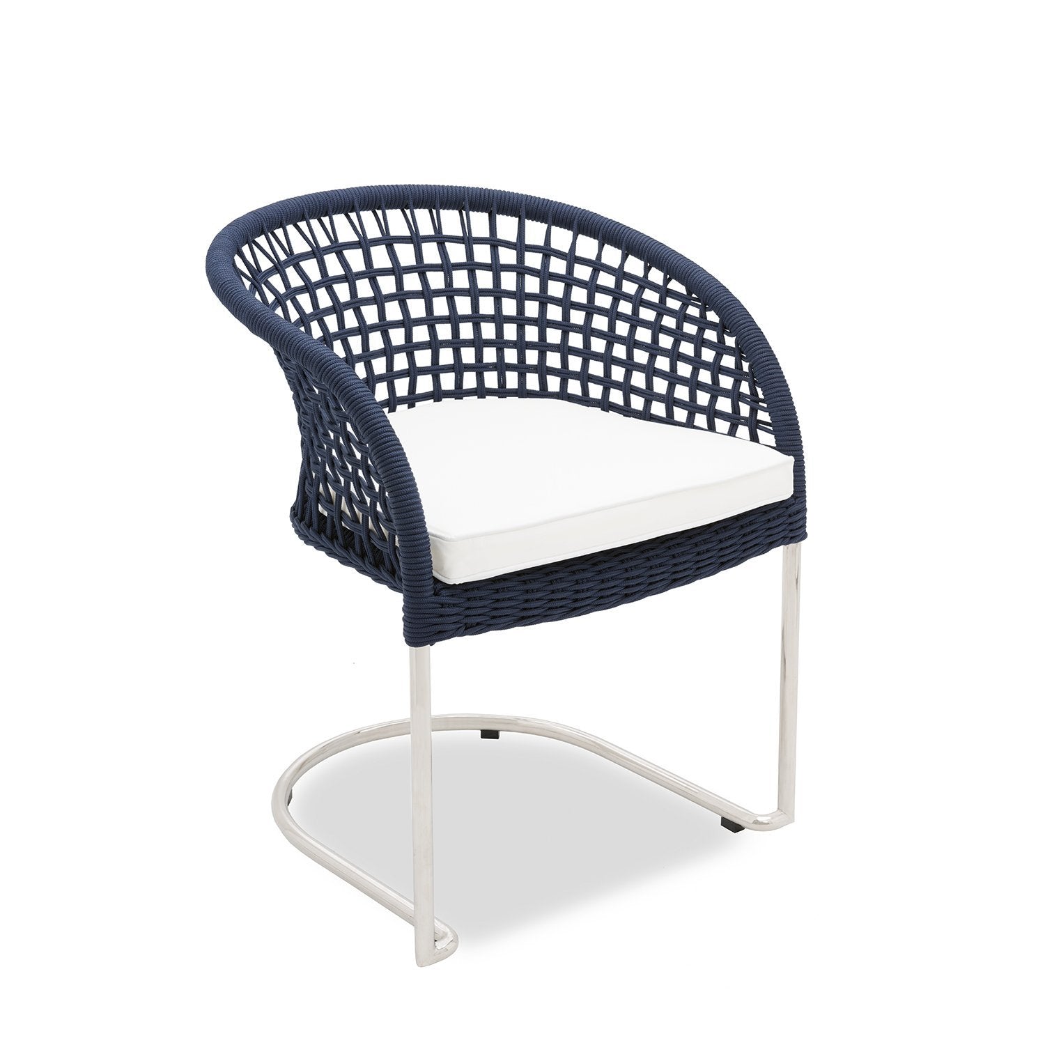 Marina Curve Chair - Blue Rope