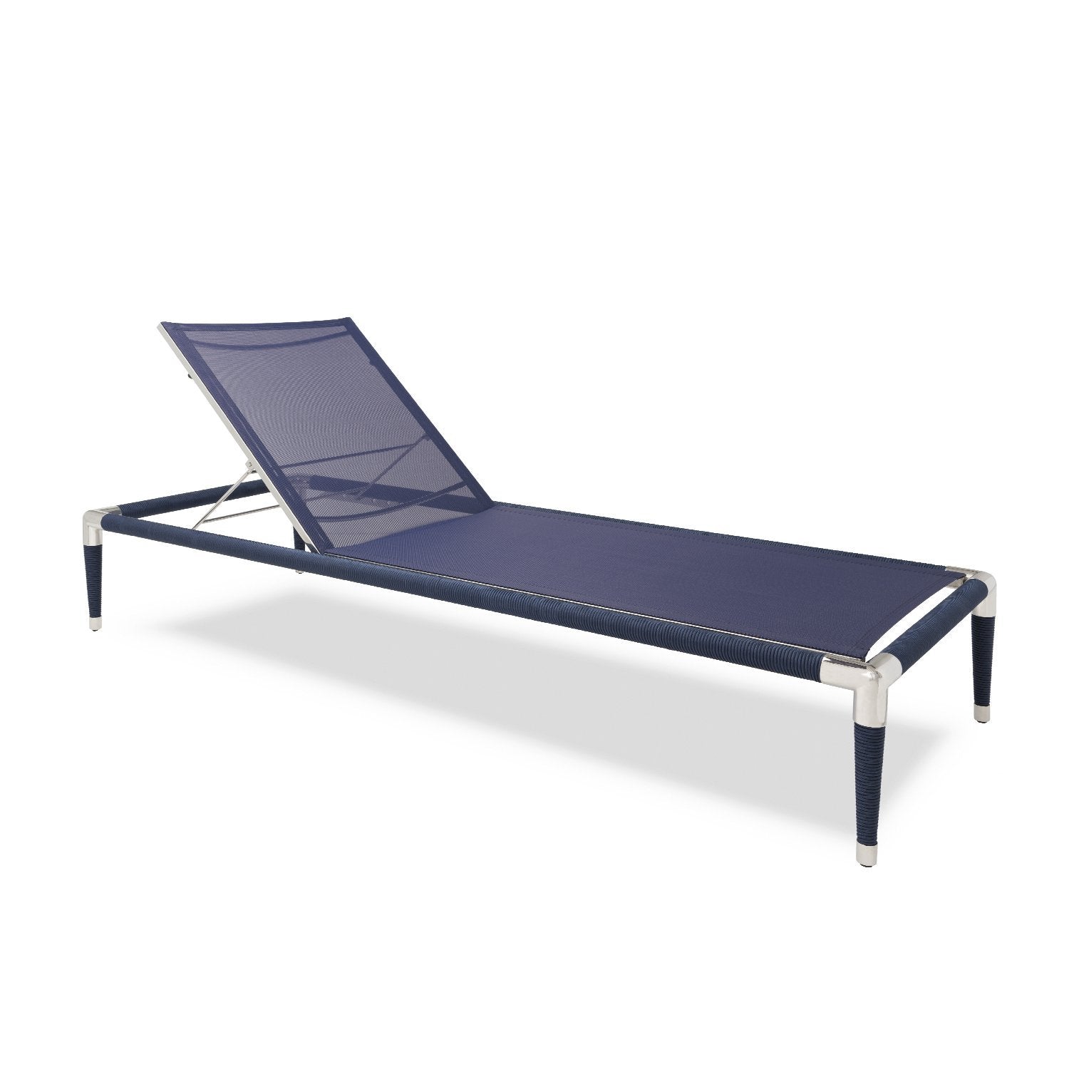 Marina sun lounger in blue