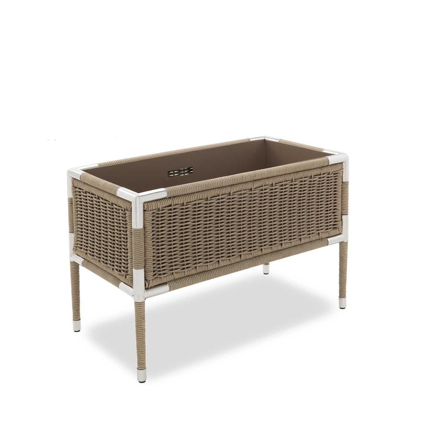 Marina rectangular partner in all-weather weave
