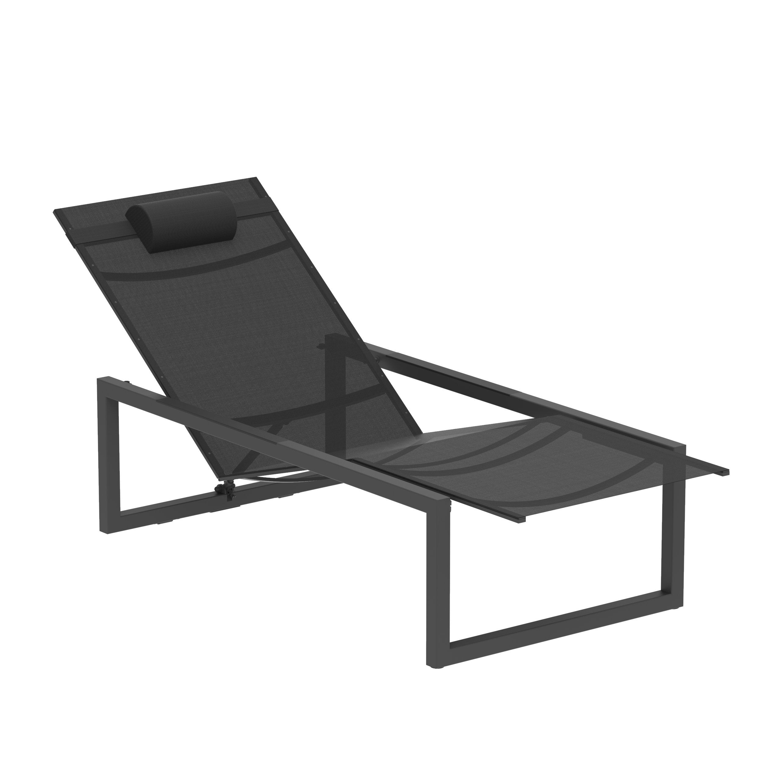 Ninix 195 Powder-Coated Sun Lounger
