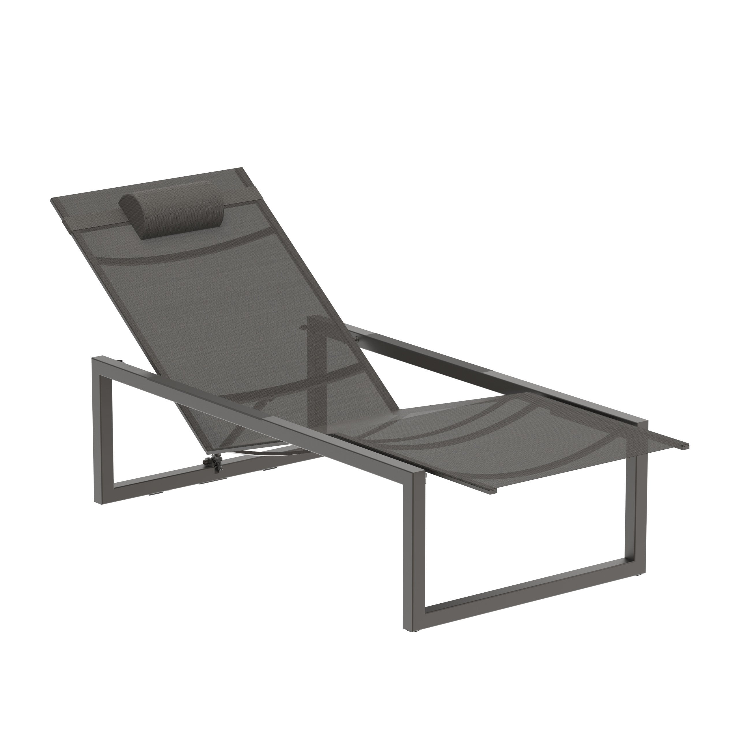 Ninix 195 Powder-Coated Sun Lounger