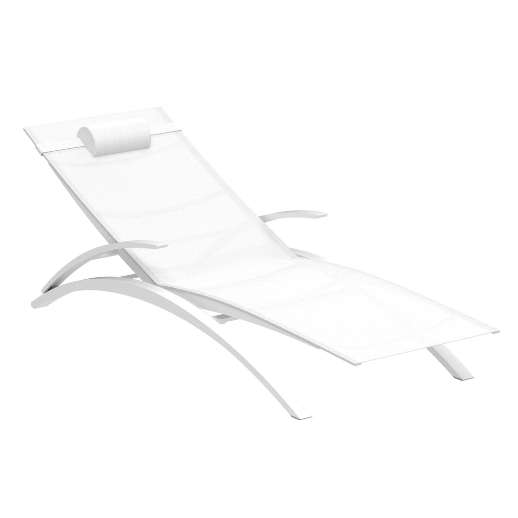 O-Zon 195 Powder-coated Lounger