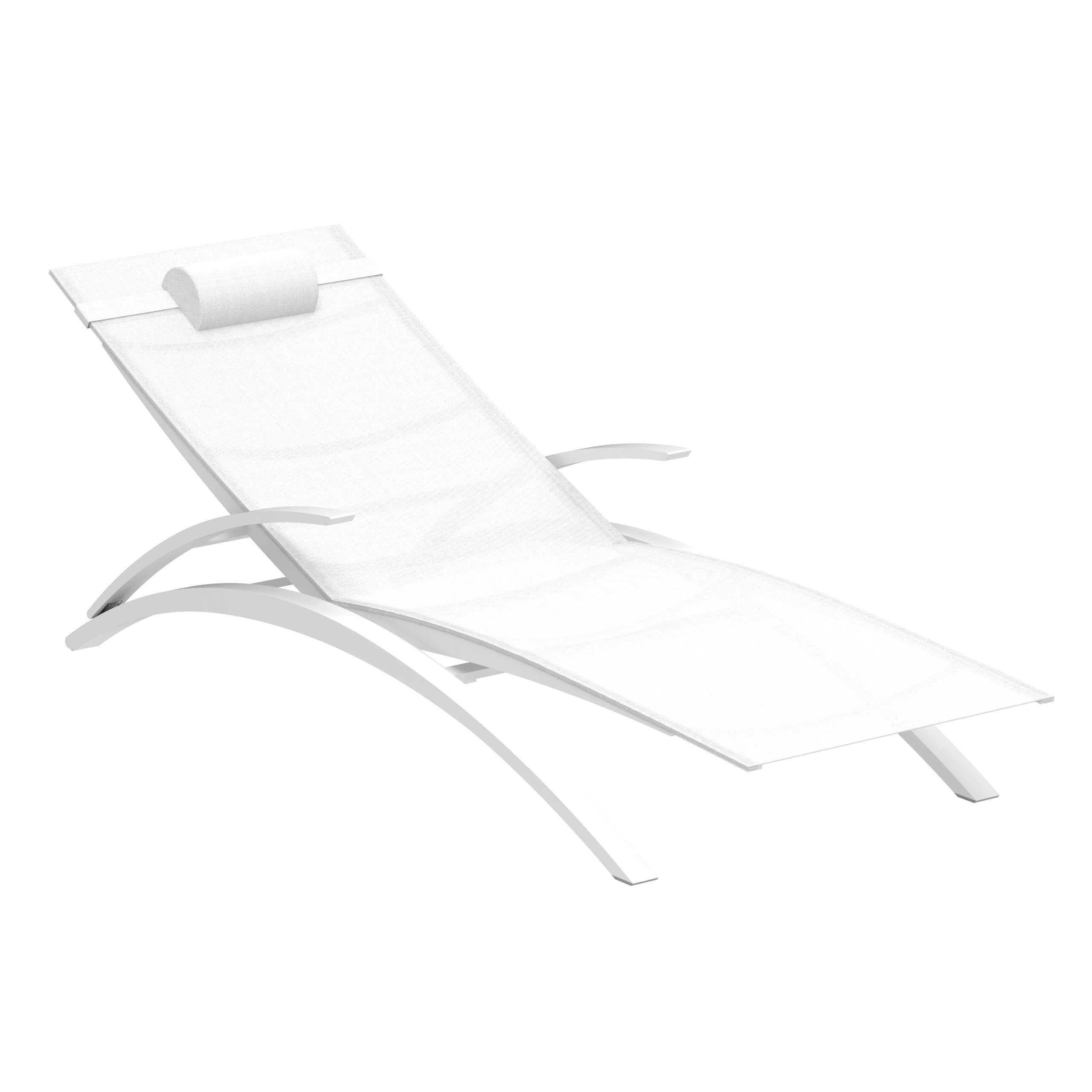 O-Zon 195 Powder-coated Lounger