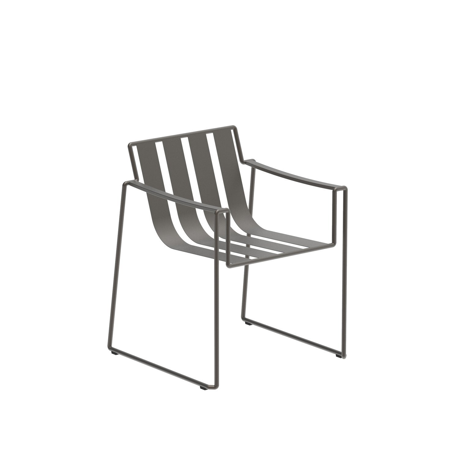 Strappy 55 chair with black frame