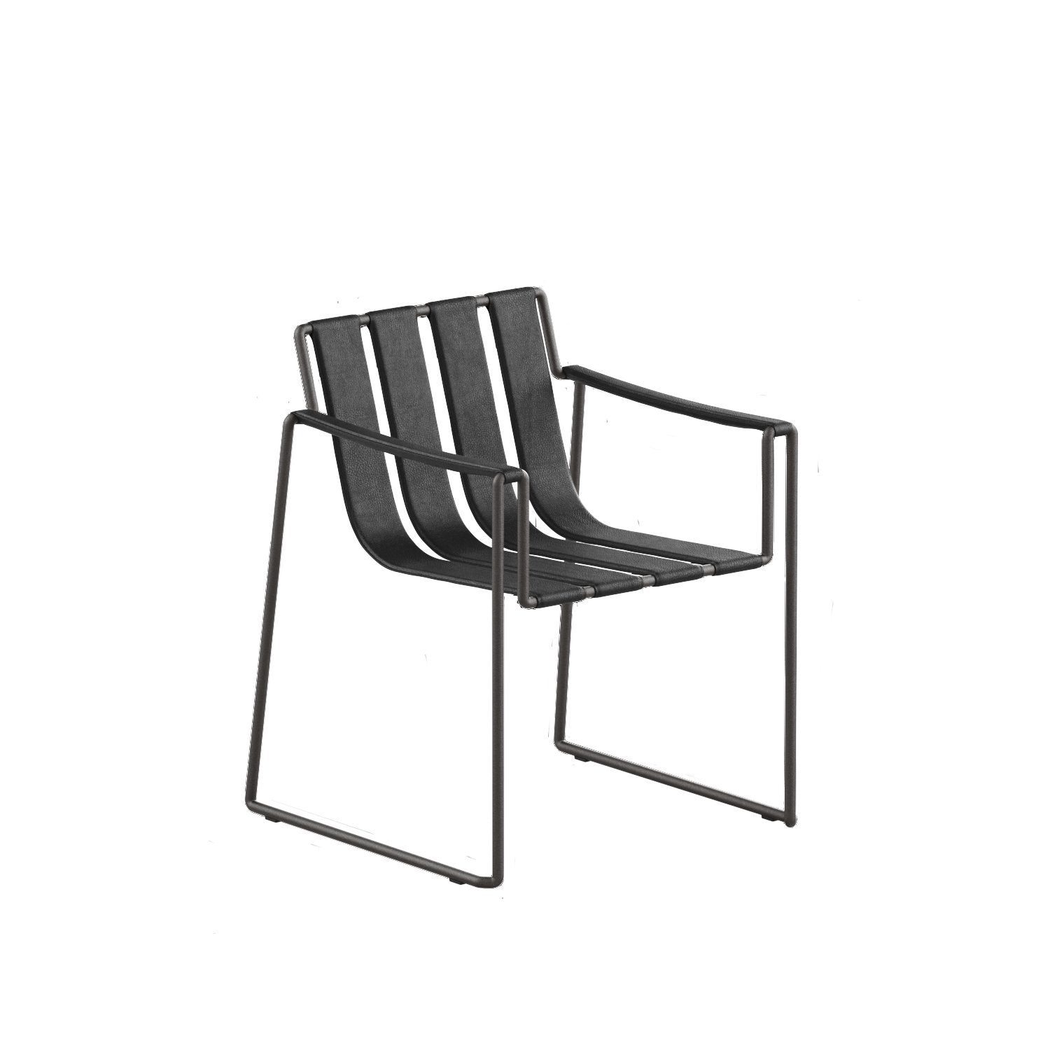 Strappy 55 chair in black