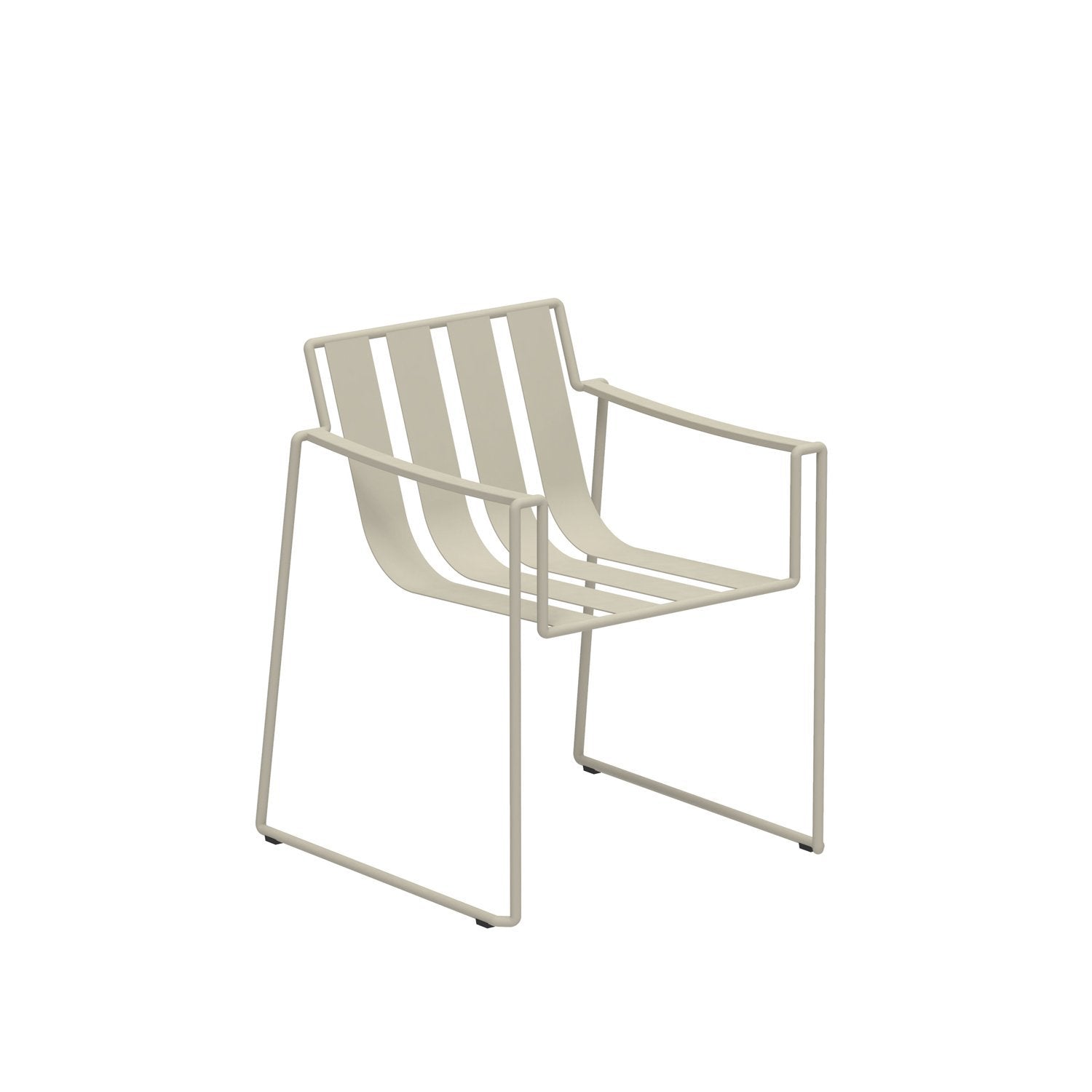 Strappy 55 chair in mushroom frame