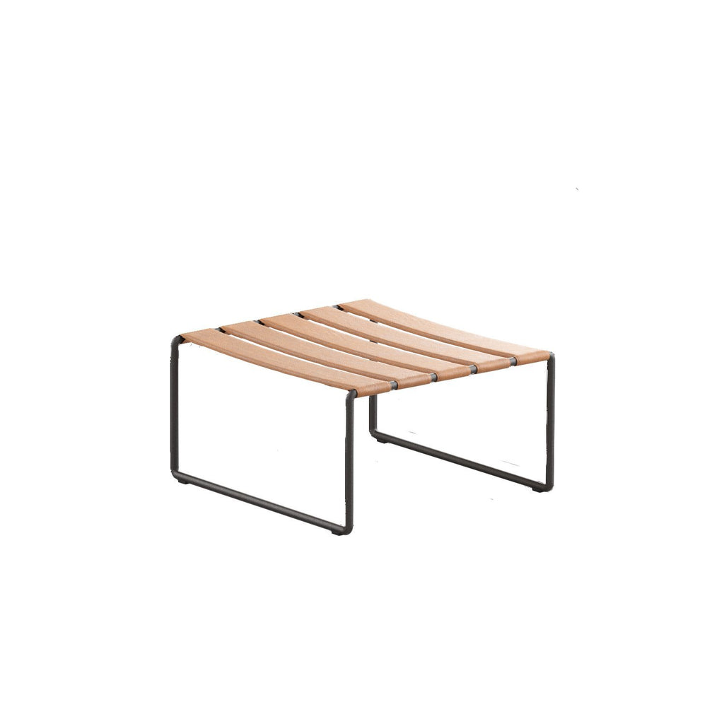 Strappy outdoor foot rest