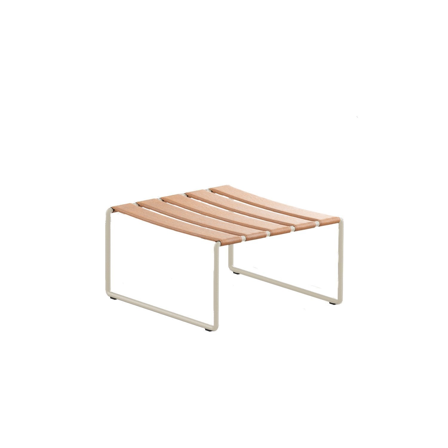 Strappy footrest in Cognac